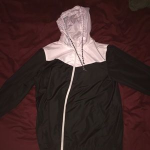 Black and White Windbreaker